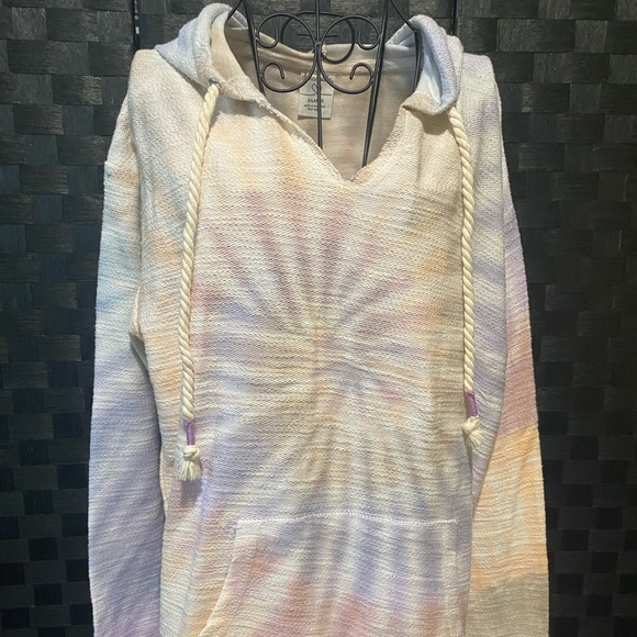 Dreamsicle Tops - Dreamsicle Tie Dye Hooded Top